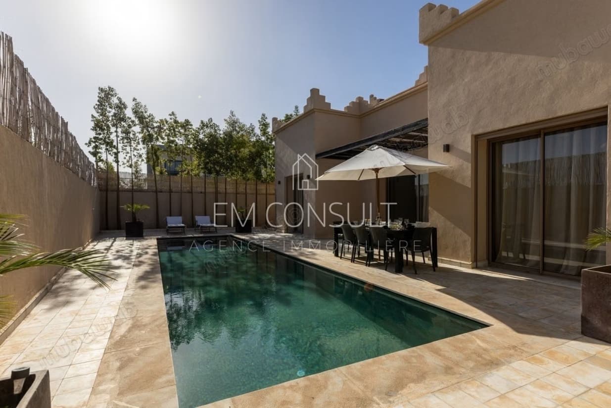 A vendre villa plein pied 4 suites rte ourika km 15