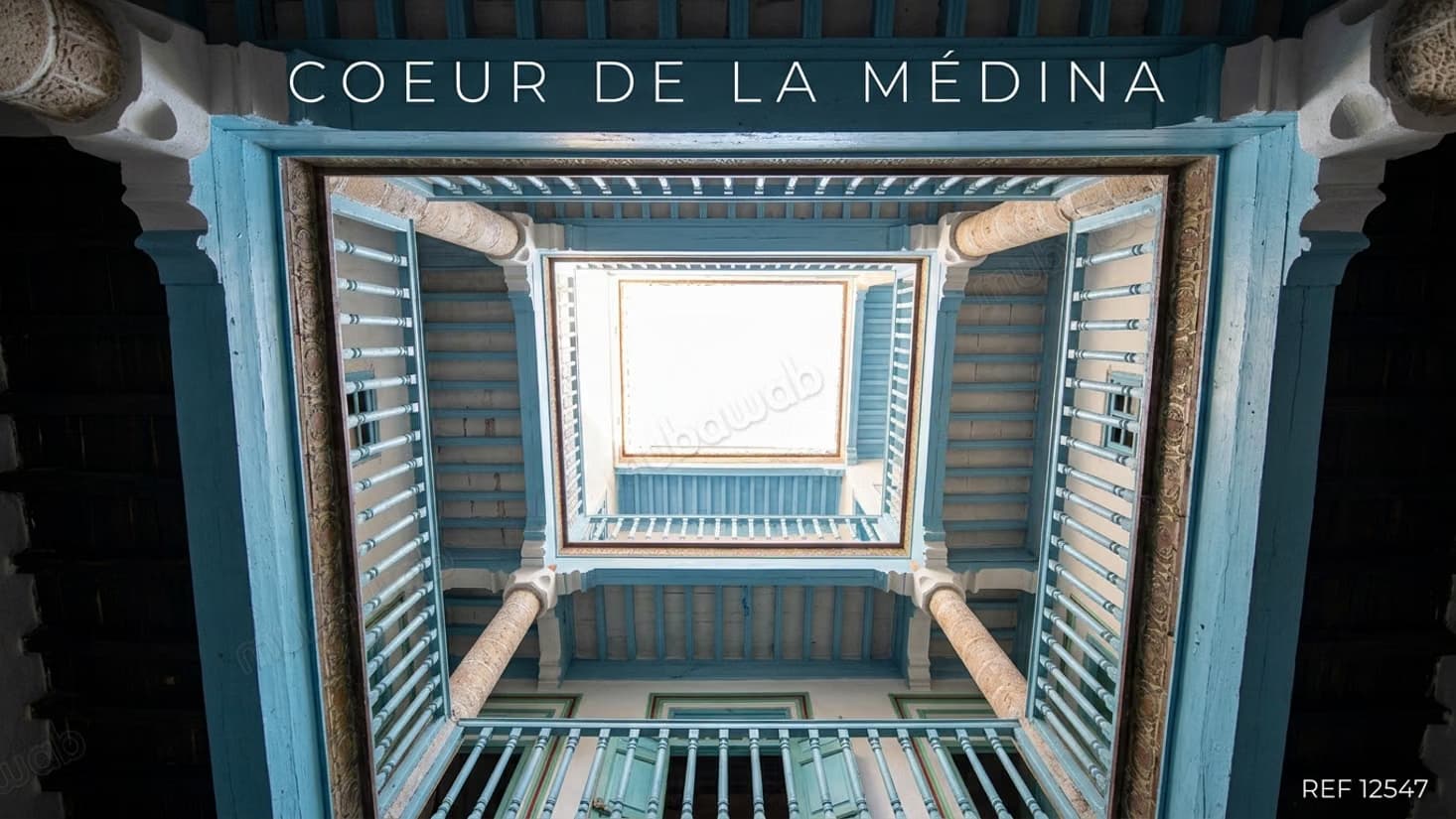 Riad titré de 250 m2 sur 3 niveaux avec 7 chambres