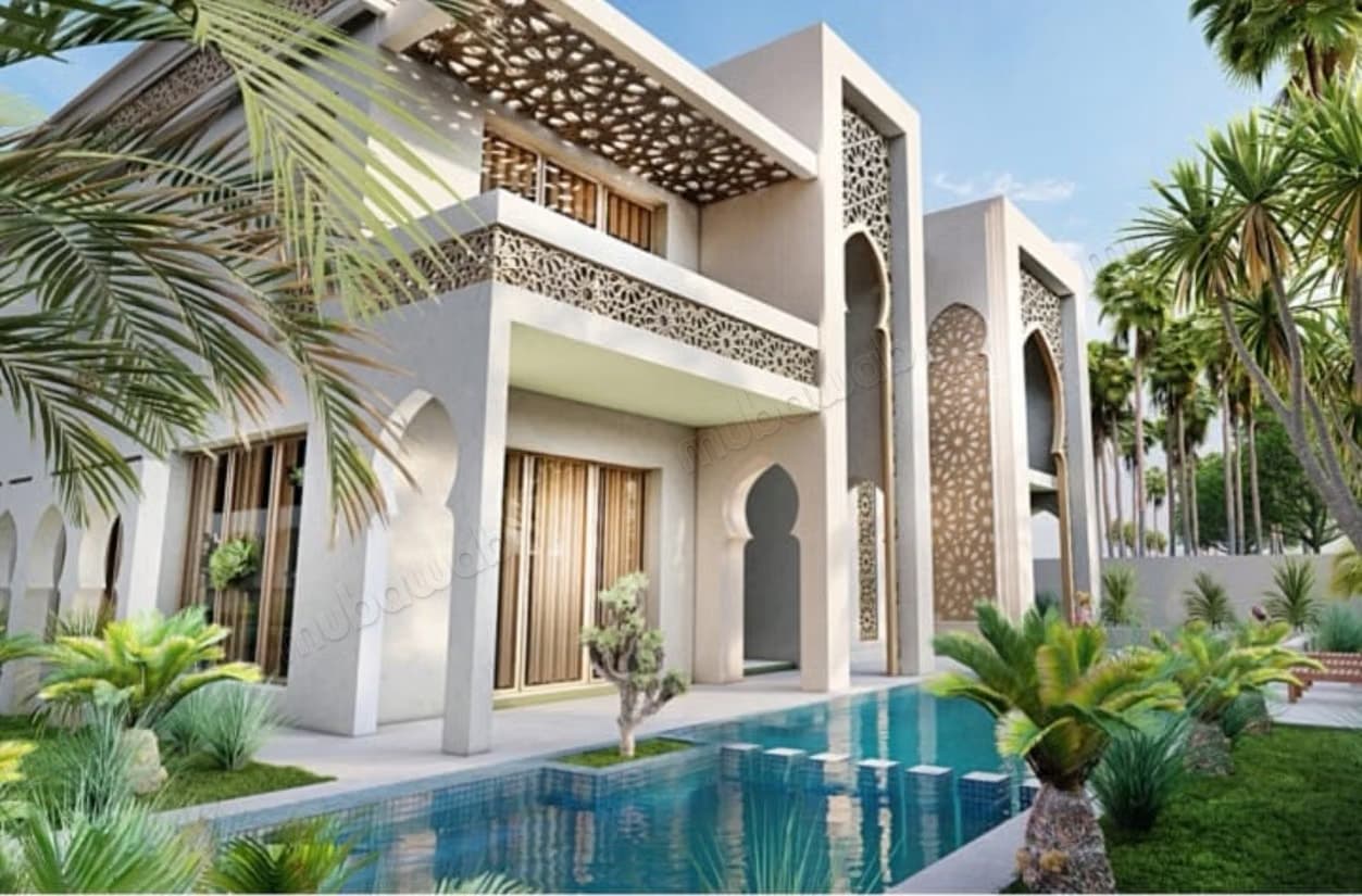 Villa neuve de style palais 682 m construit