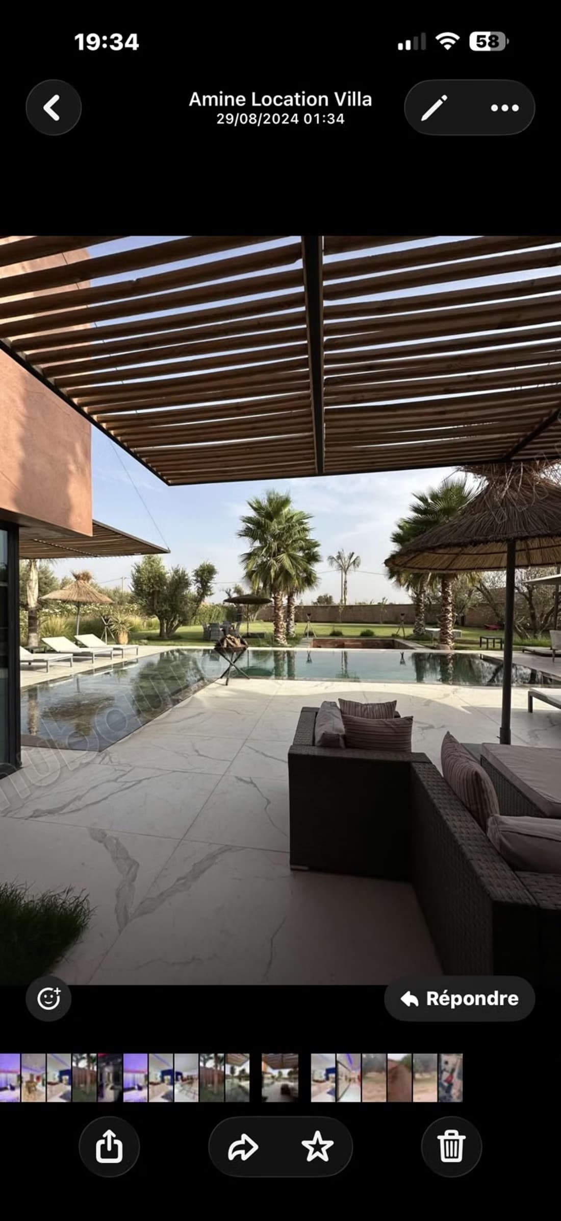 Magnifique villa à louer à Route de Fès