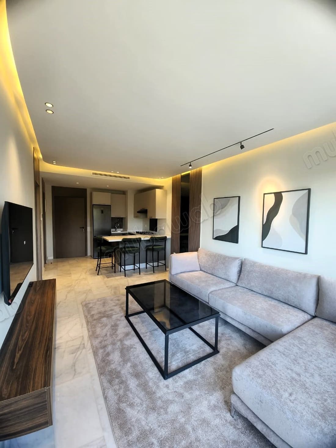 Studio meublé Luxe 55m2 à Q. Palmier Sans Vis àVis