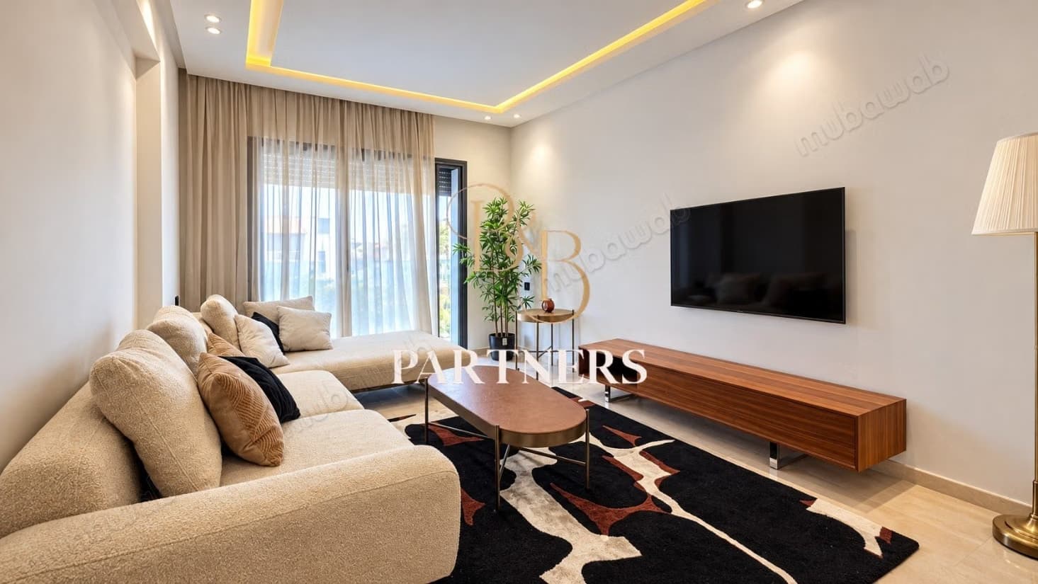 Hay Riad – Appartement de 69 m² avec double façade et vue dé...