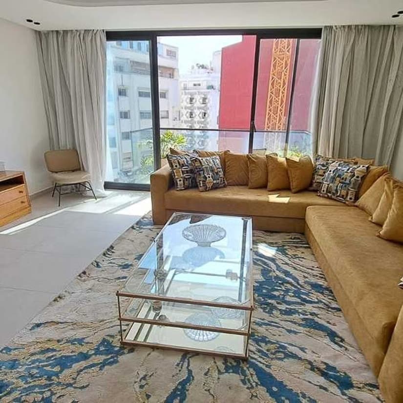 Appartement à Louer de 127.0 m² à Casablanca, Palmier Maarif