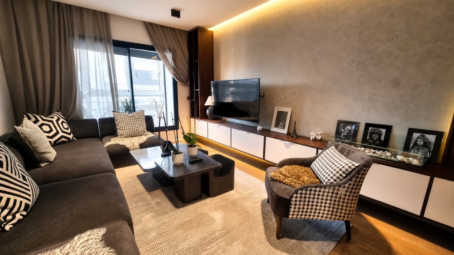 Appartement moderne meublé 2 chambres à Racine