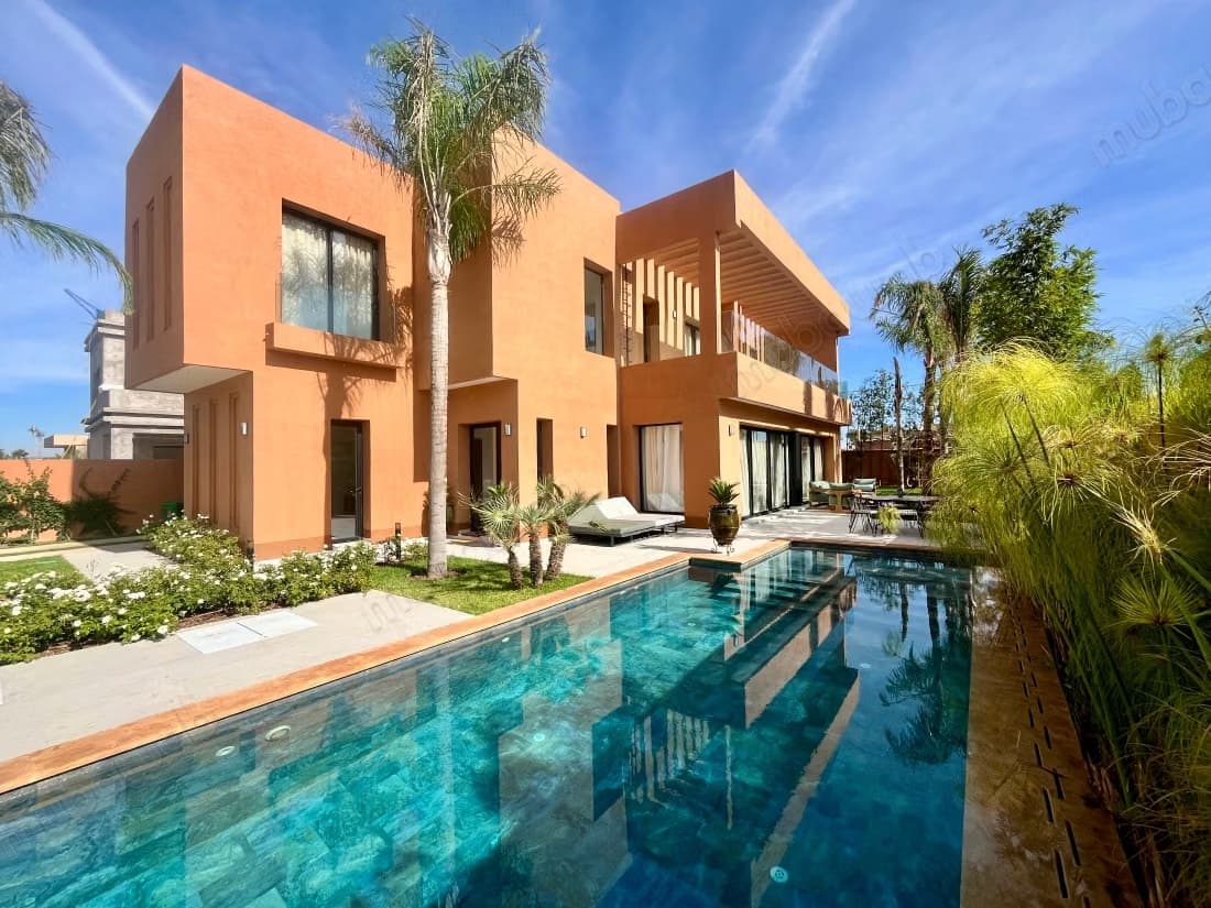Villa contemporaine neuve à Amelkis, Marrakech