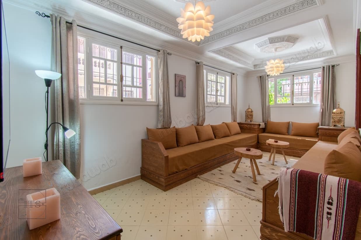 Appartement meublé et lumineux en RDC