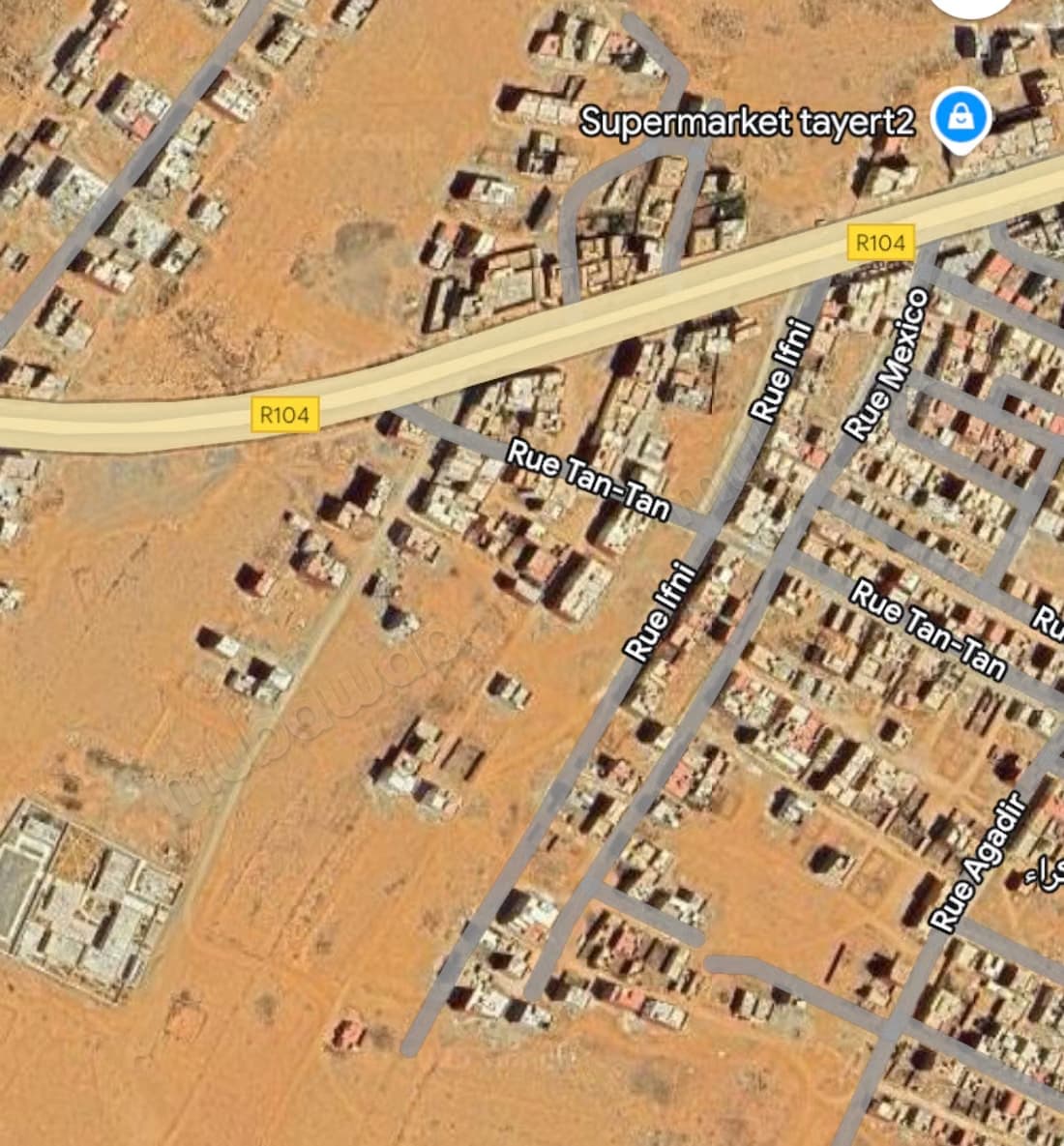 Terrain pour villas R1 aghroud bensergao