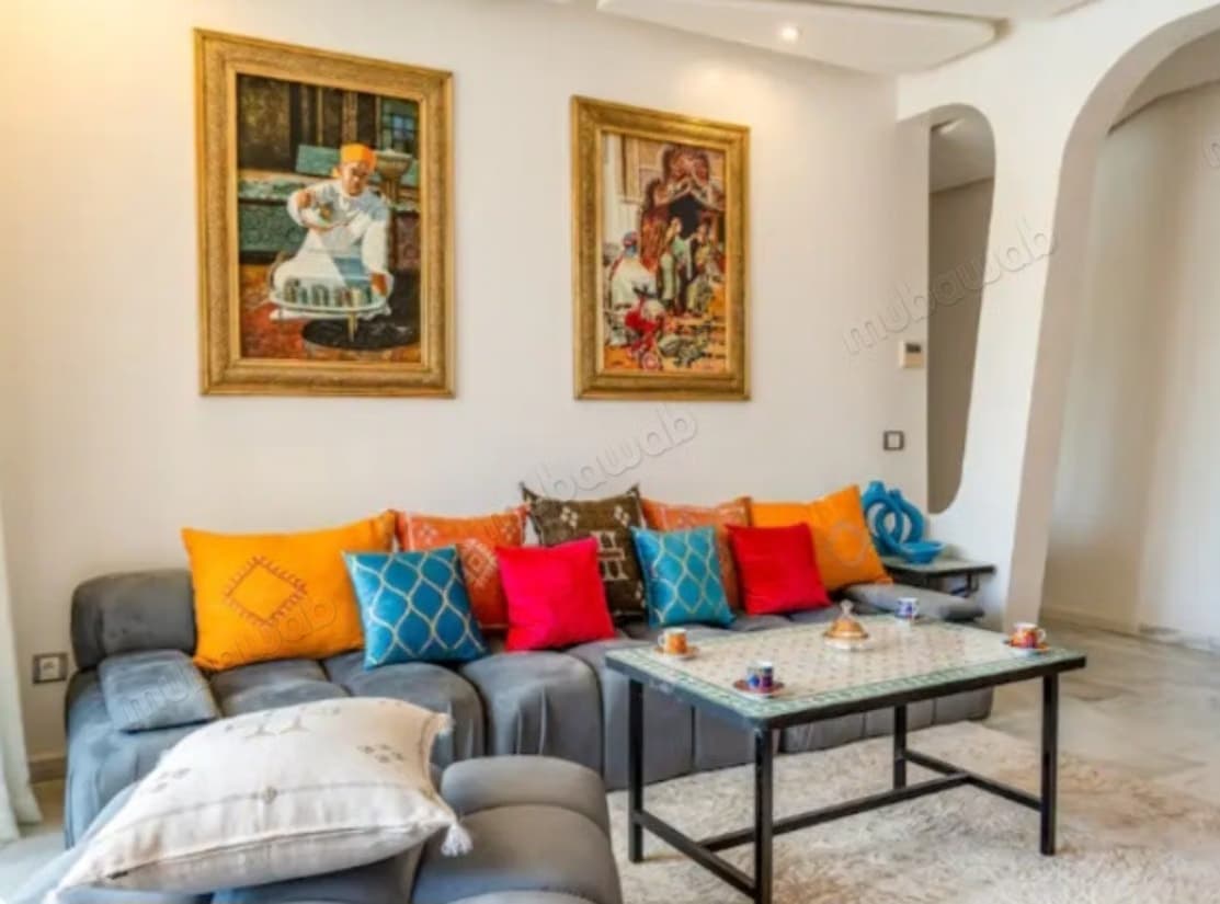 Bel appartement en location à Agdal. Surface totale 98 m²...