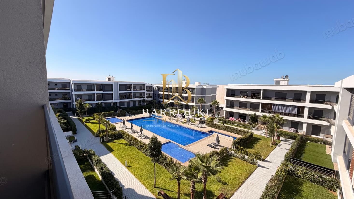 Appartement neuf 2 chambres à louer à Dar Bouazza – Haut sta...