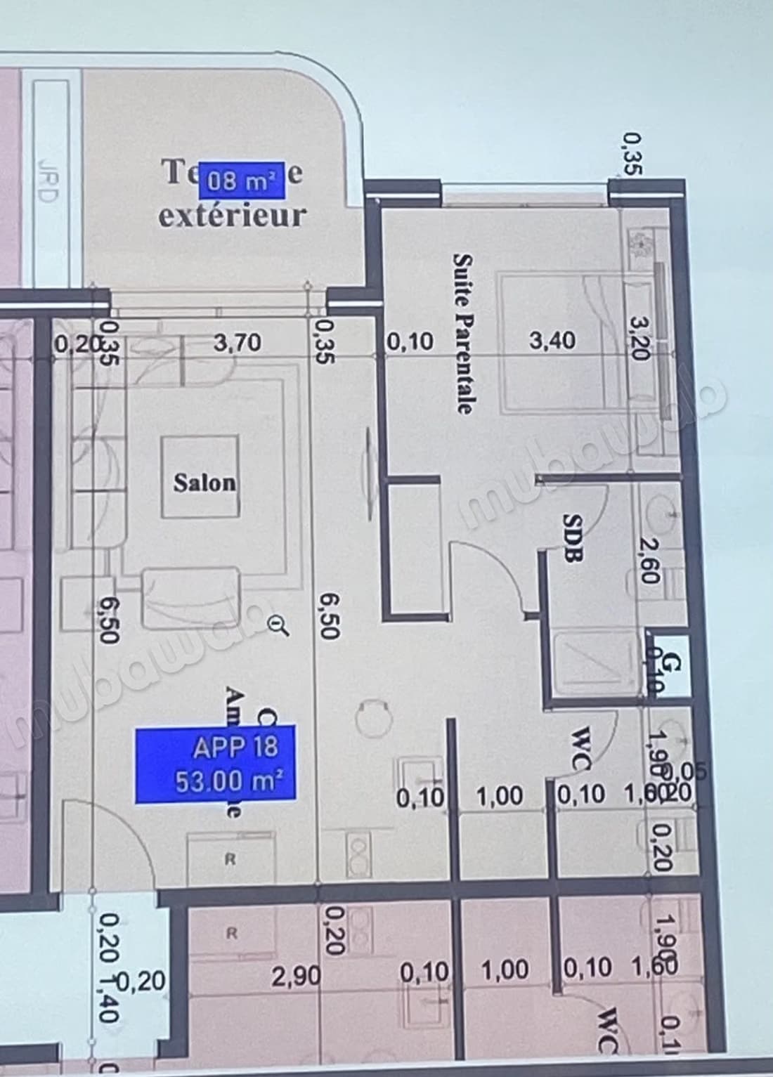 Studio de 61M² en vente sur plan