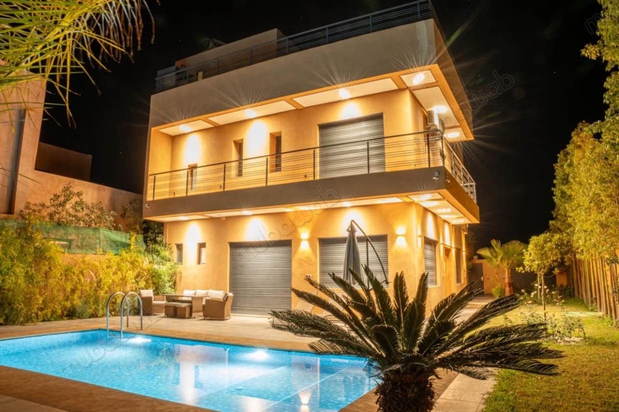 Splendide villa 4 chs rte d'ourika par mois