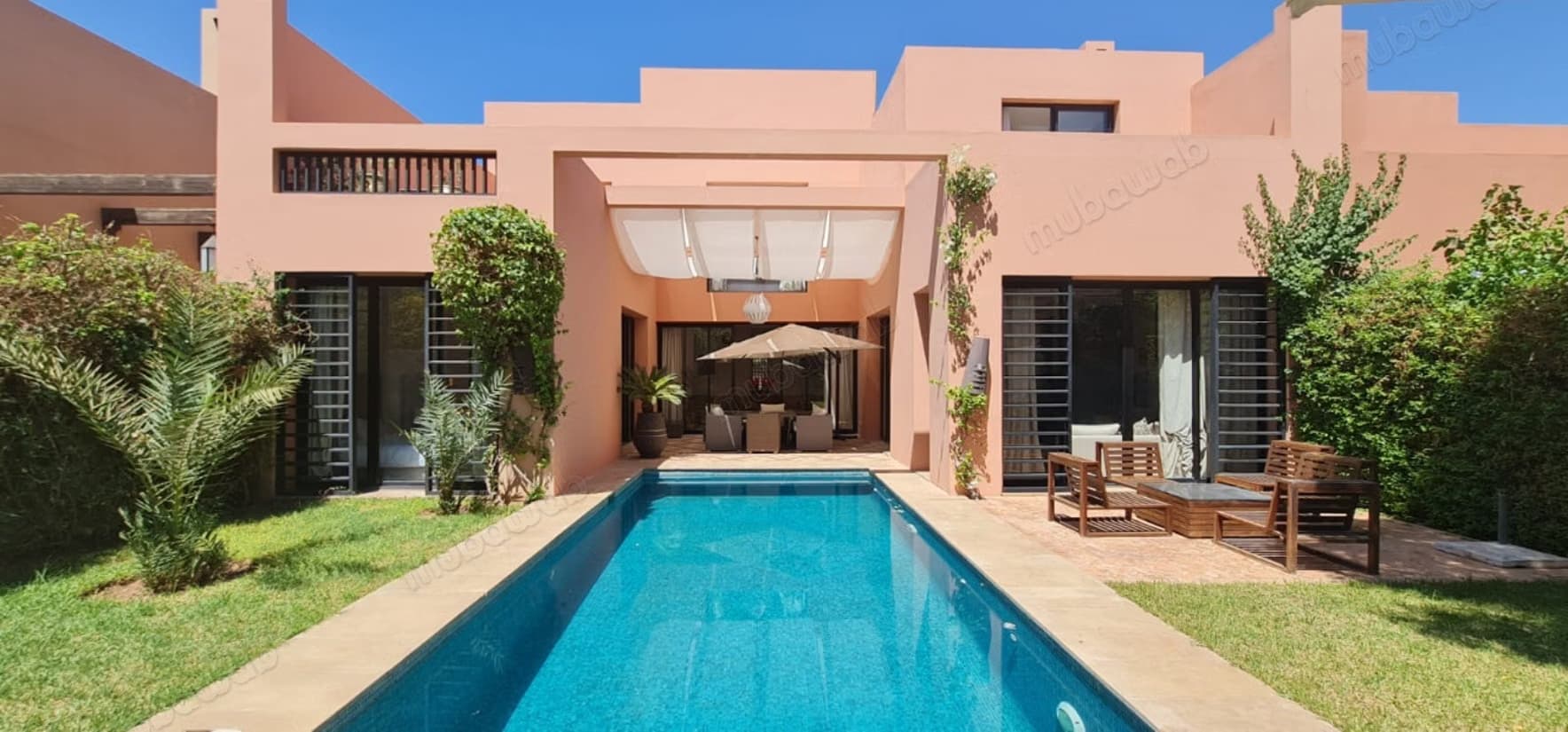 En longue durée belle villa meublée de 3 suites et une chamb...