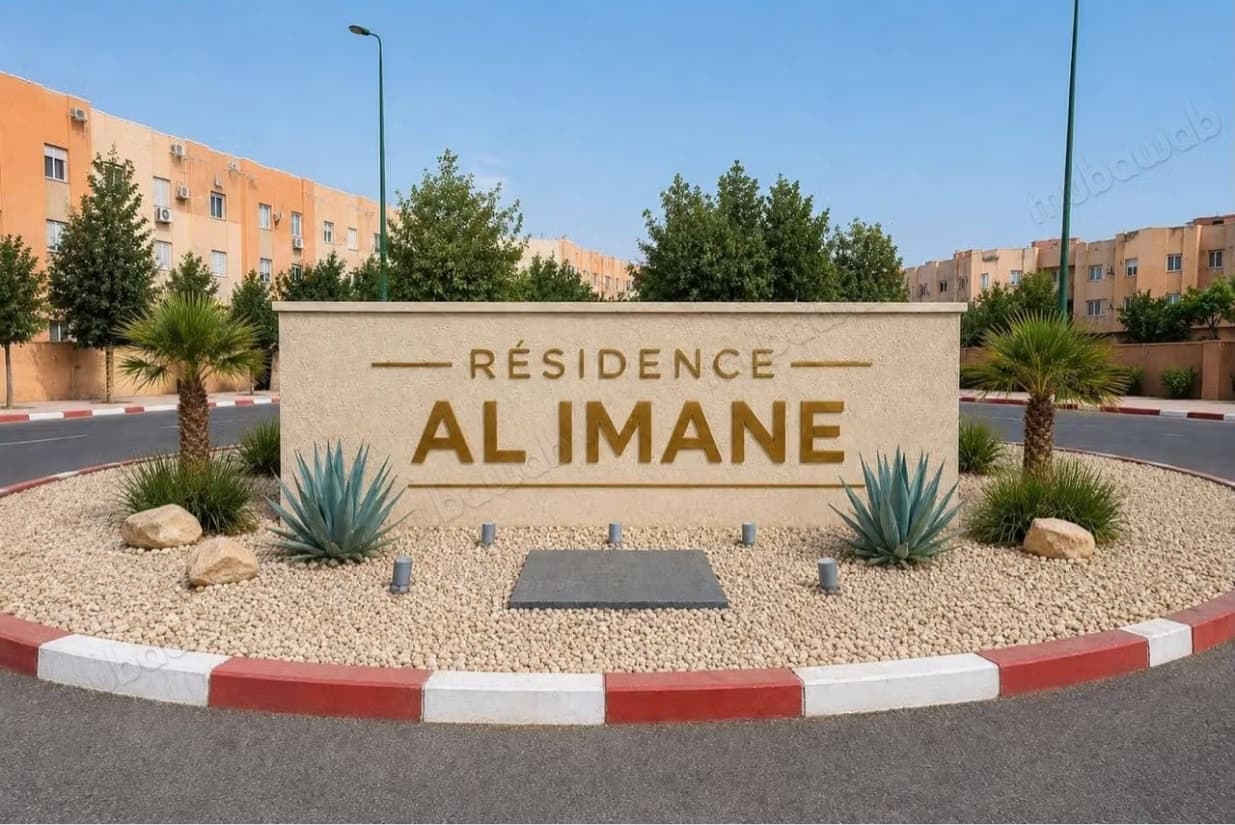Louez cet appartement à Route Amizmiz. 2 pièces. Lave linge
