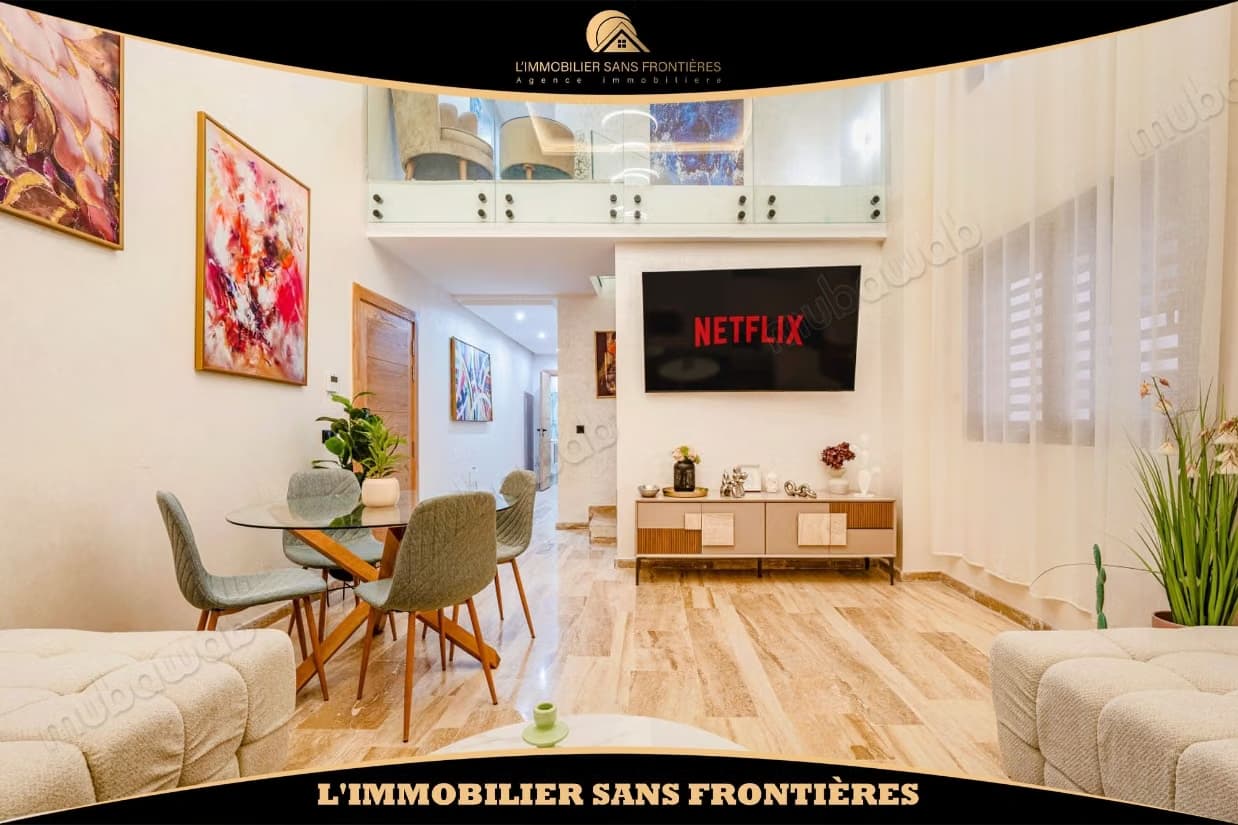 Duplex meublé à vendre à Guéliz