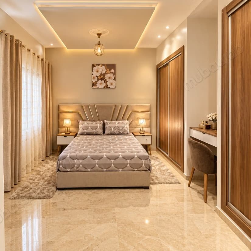 Location d'un appartement à El Qaria. 3 belles chambres. M...
