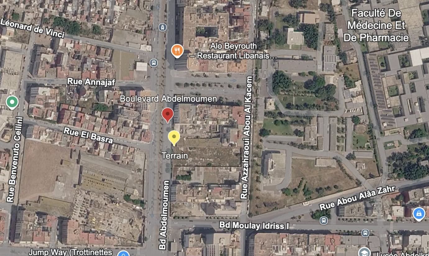 Terrain d'exception au cœur de casablanca