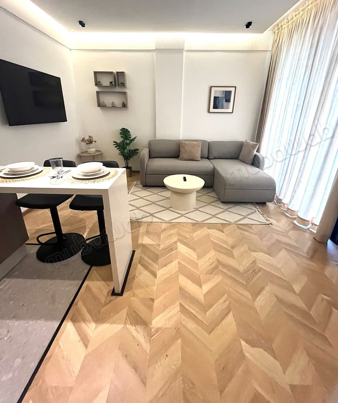Studio Neuf Meublé Clim Balcon 42m2 Palmier