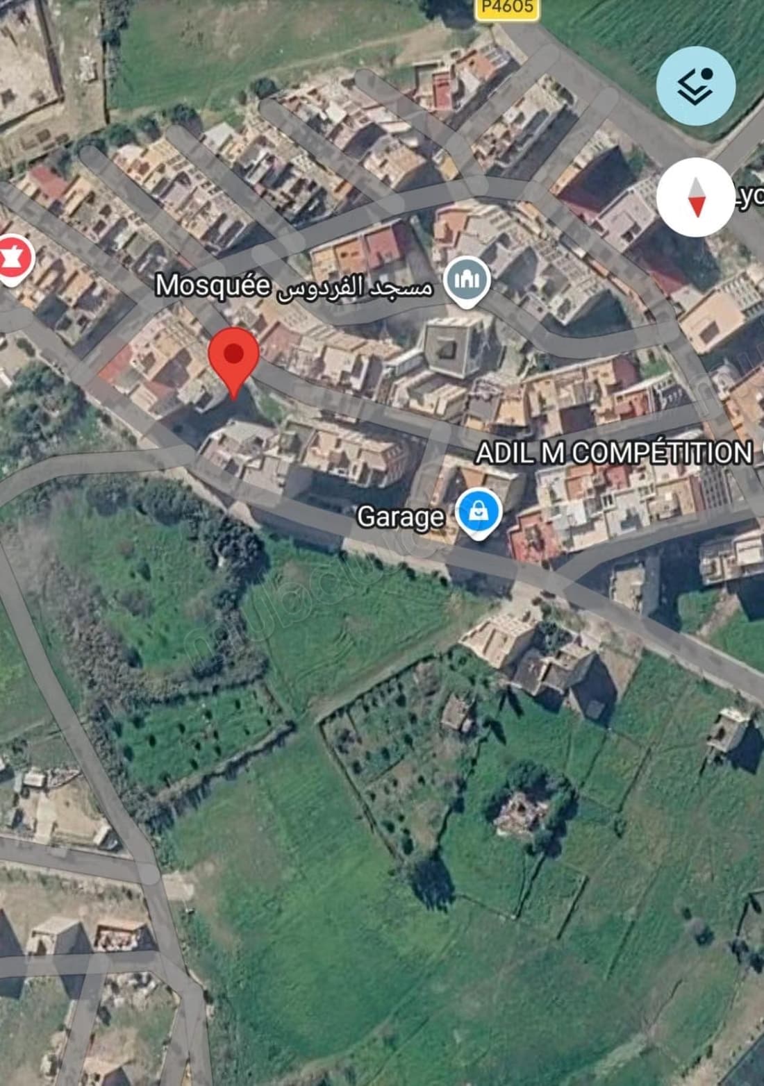Terrain en vente à Beni Touzine. Surface totale 102 m²