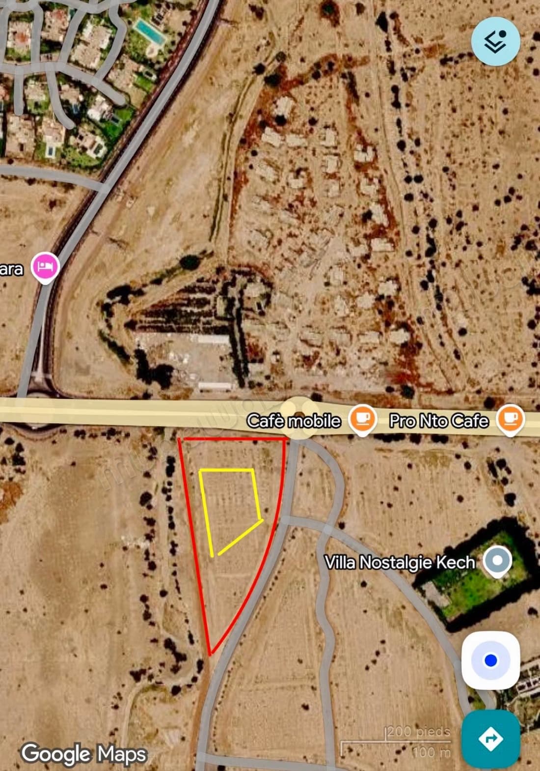 Terrain idéal pour l’investissement au km 2 vers route de fè...