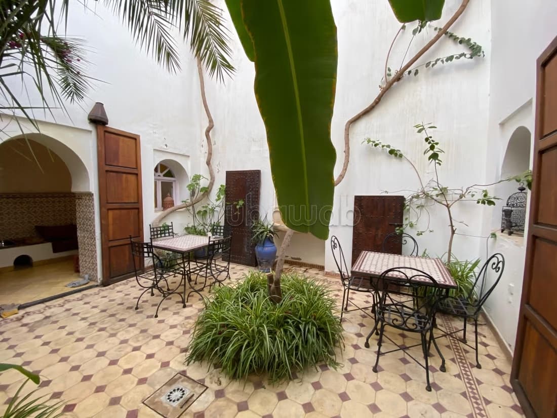 Vente Riad Rénover Titré À Sidi Ben Slimane