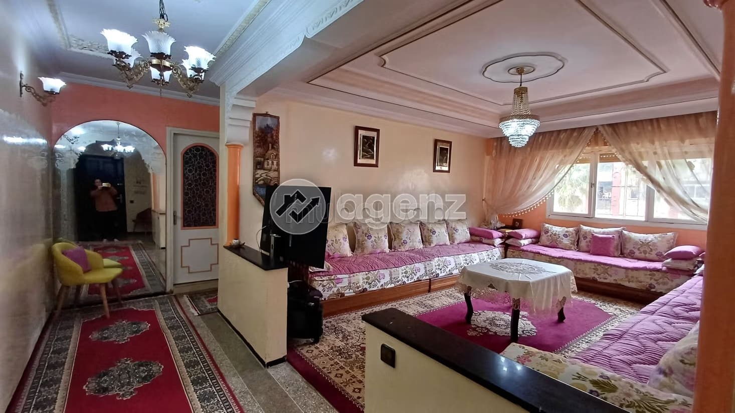 Appartement à vendre 123 m², 3 chambres Hay El Menzah Rabat