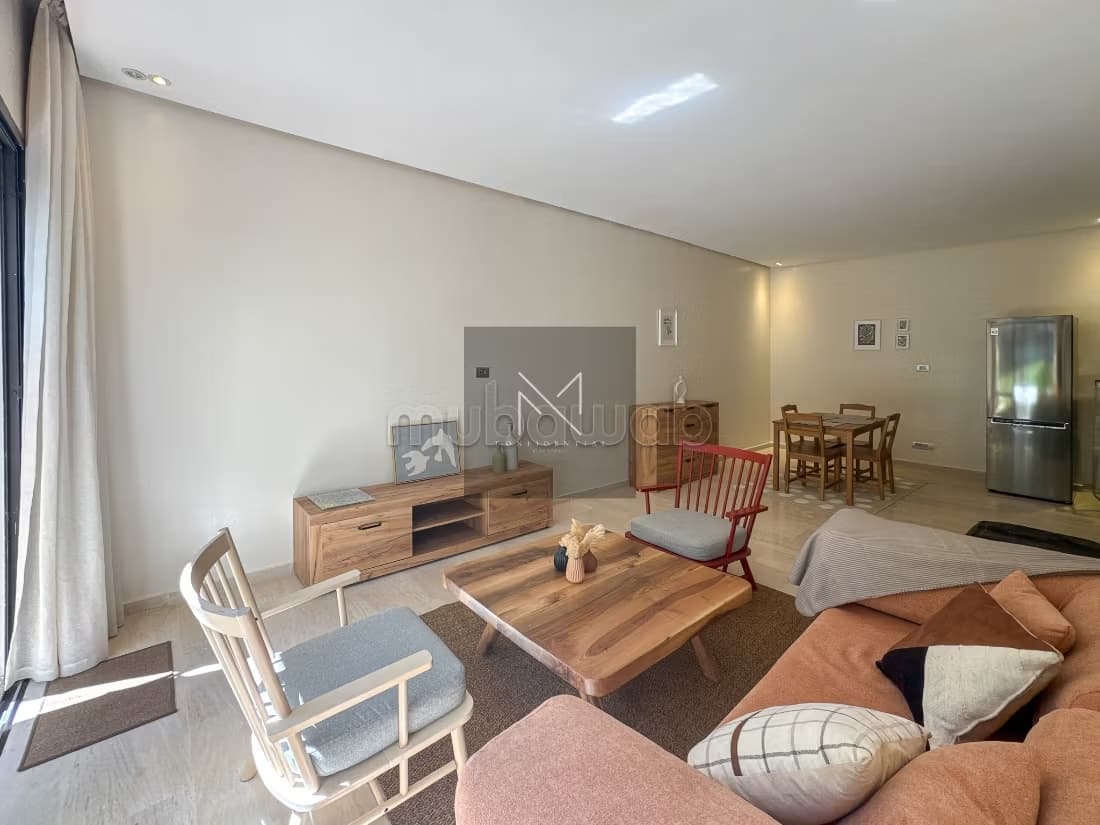Studio 77 m² Aïn Diab, Jardin Privatif & Terrasse, 9 500 DH/