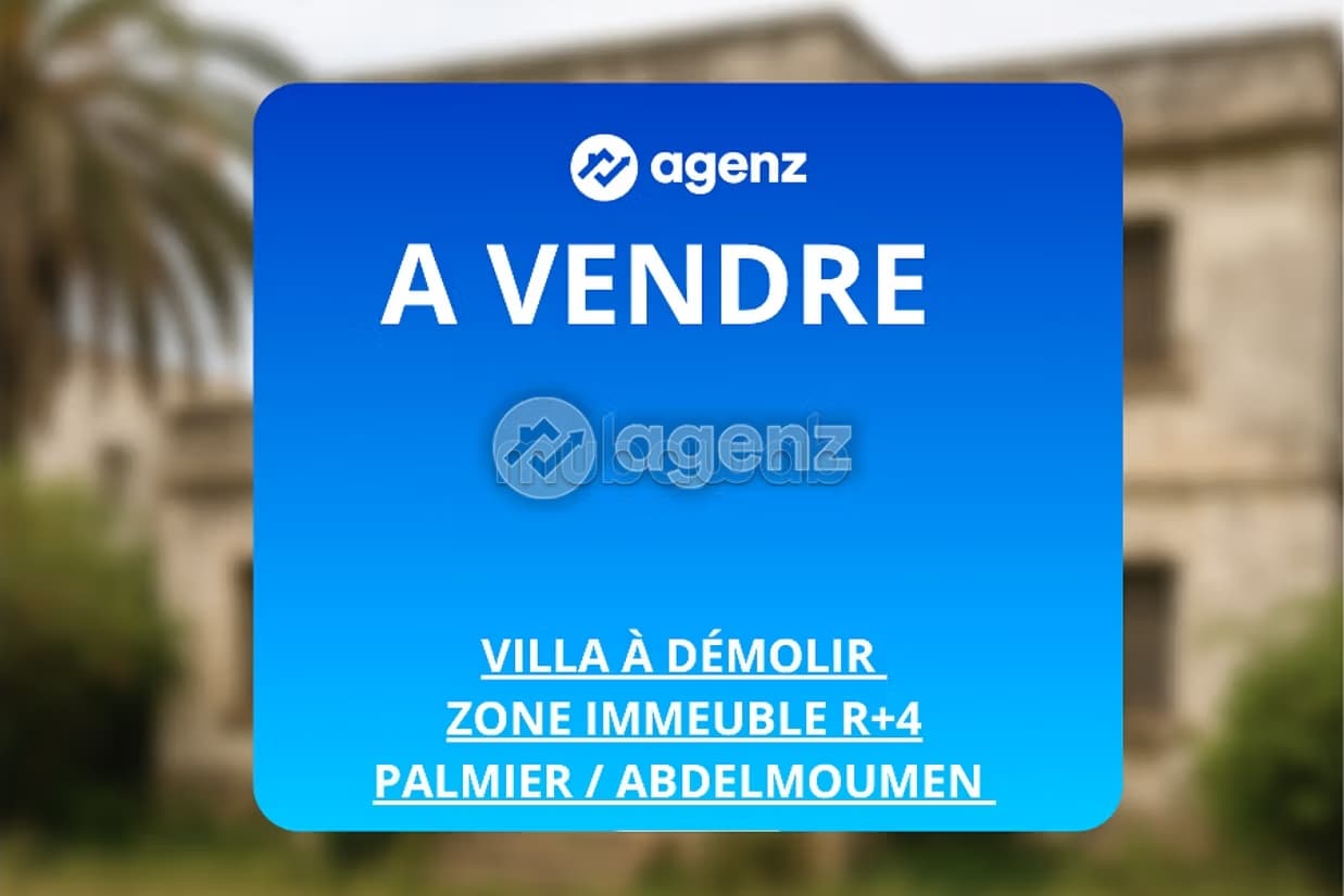 Terrain à vendre 270 m² Palmier Casablanca