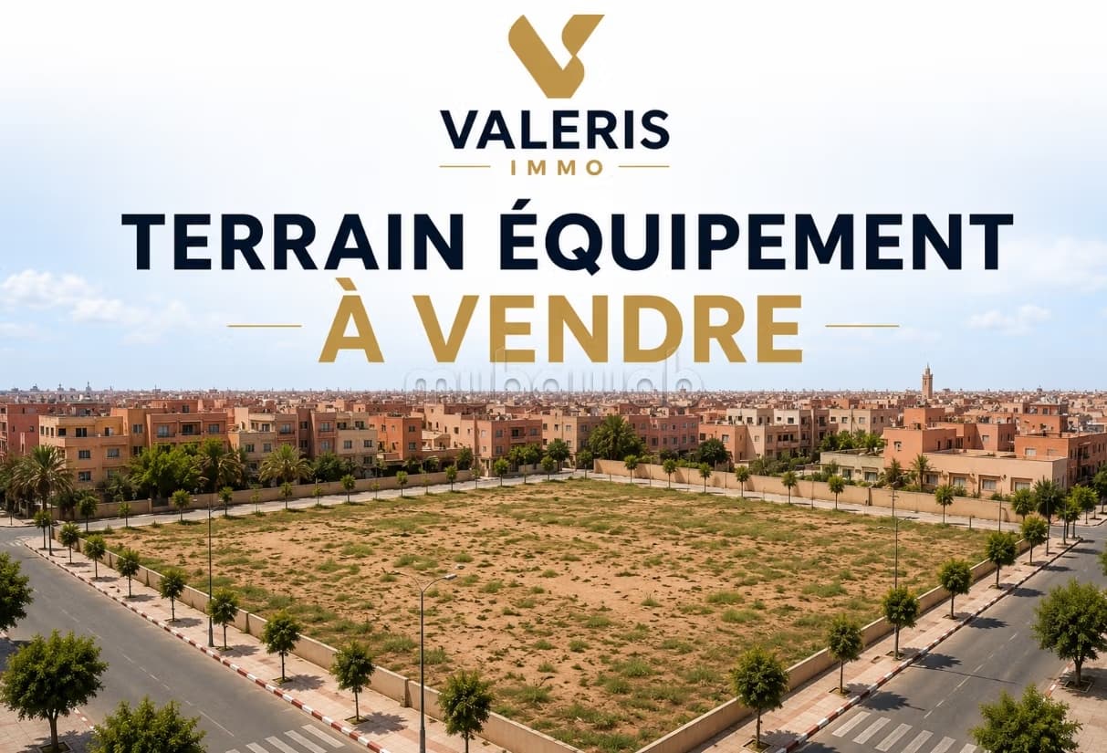 Terrain pour équipements – école à vendre – quartier izdihar...