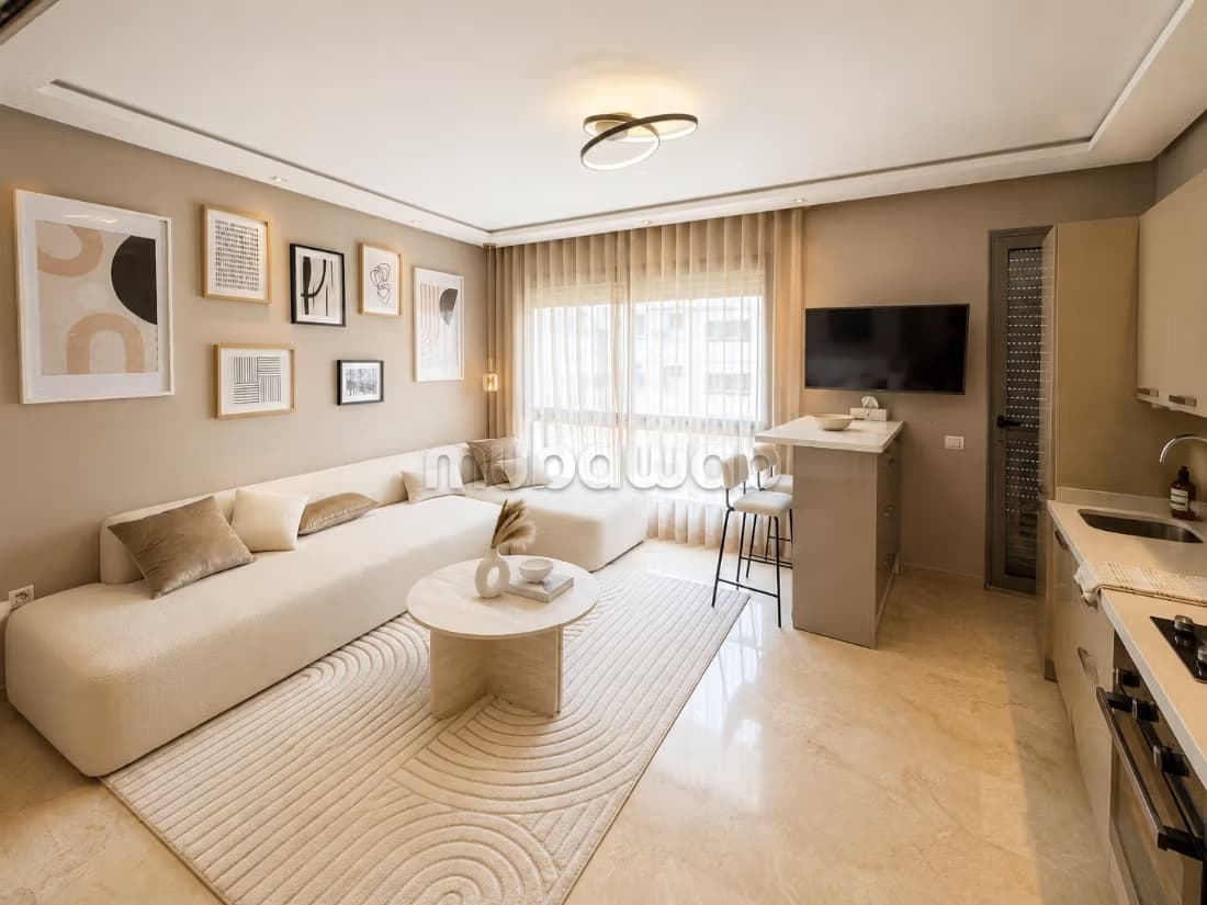 Studio moderne meuble et equipe parking