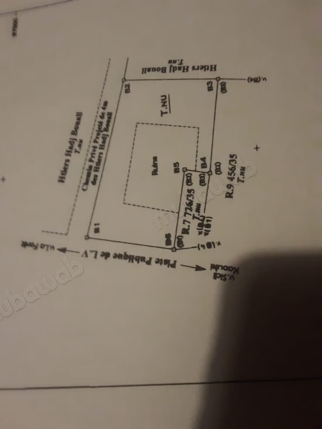 Terrain de 614 m² en zone villa à Ouassen