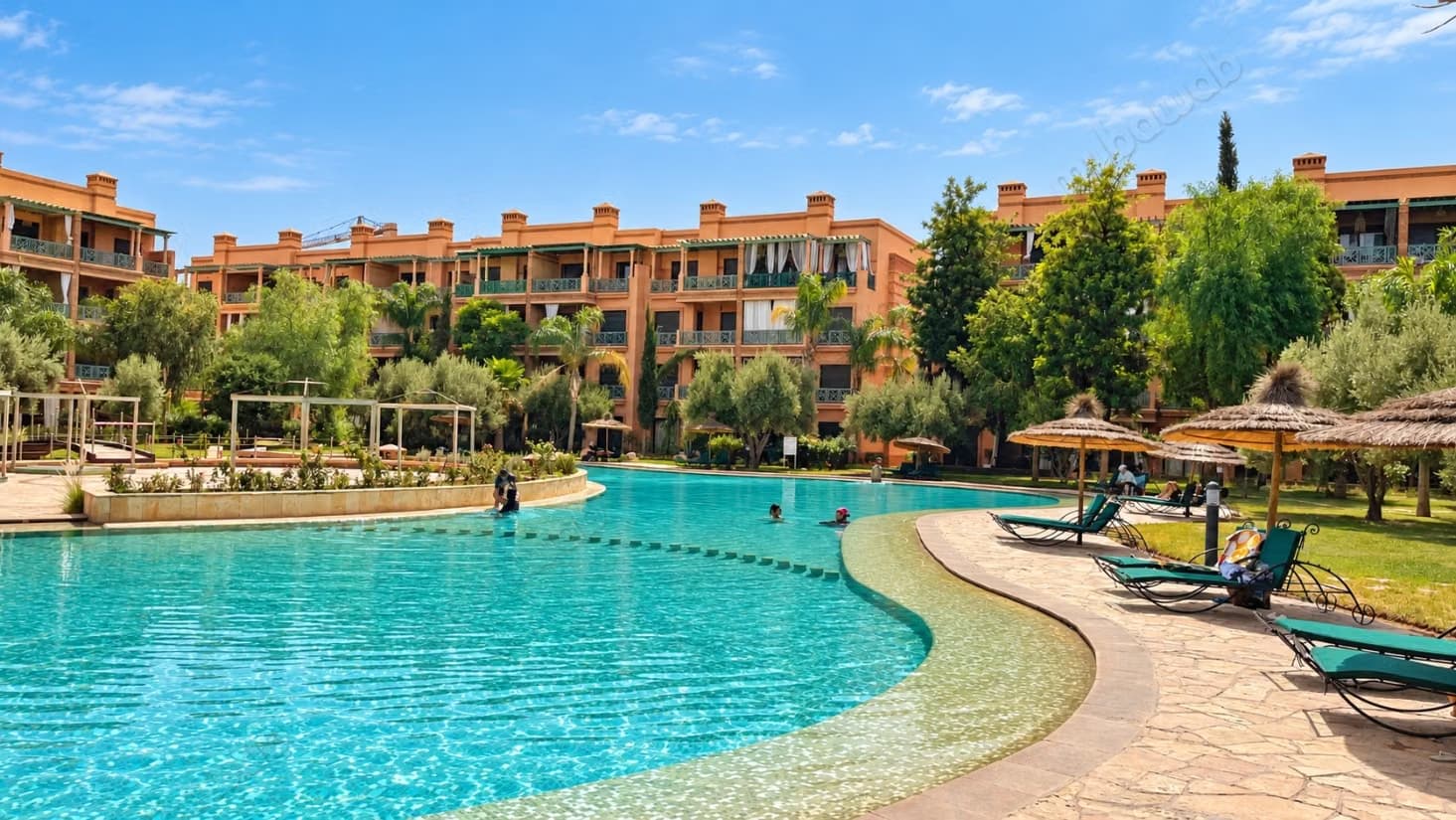 Studio 67m² RDCTerrasse Privée Piscine Agdal