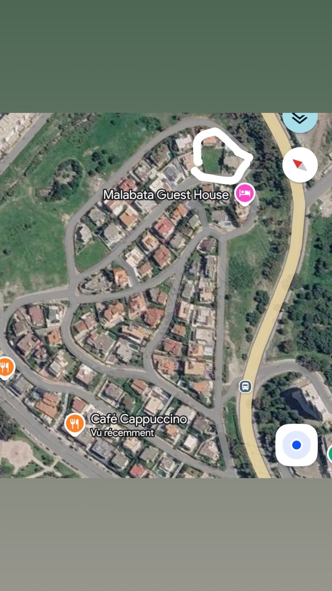 Terrain à la vente dans le quartier a côté de cappucino. Sur...