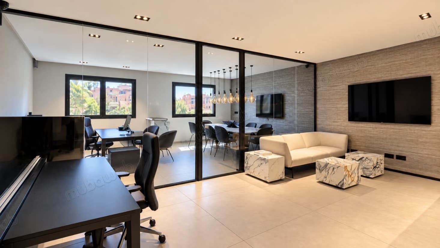 Bureau de luxe 66 m² à louer – Avenue Mohammed V
