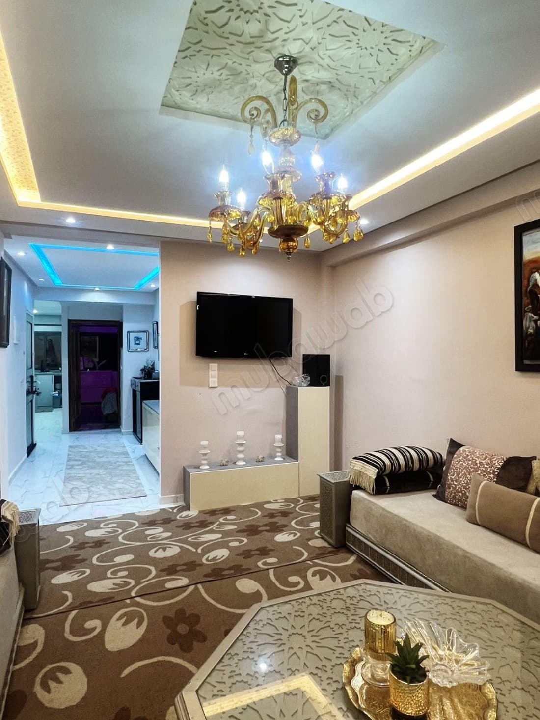 Bel appartement en location à Kébibat. Superficie 61 m². Meu...