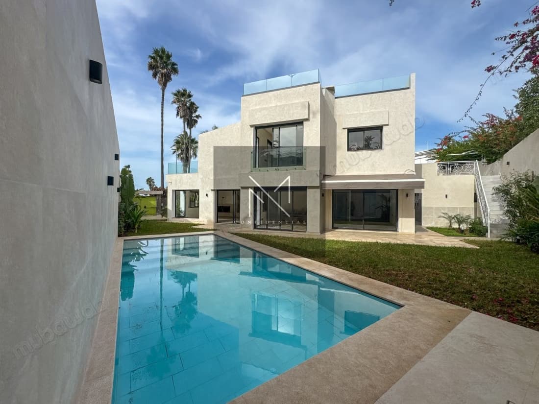Villa Neuve À Louer, Ain Diab Casablanca
